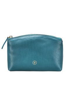 Kleine Make-Up Tasche aus Leder 