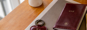 personalised luxury leather goods